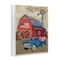Stupell Industries Vintage Americana Barn Framed Giclee Art